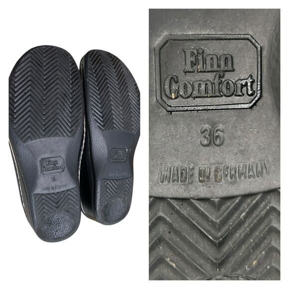 Finn Comfort Germany Beige Faux Snakeskin Leather Sandals / Size 6 US - - Picture 4 of 5